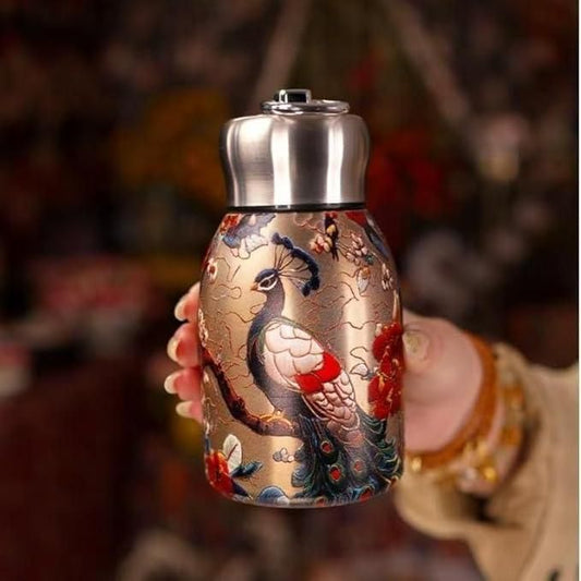 Hot & Cold Stainless Steel Vacuum Bottle 300ml (Multi Design)